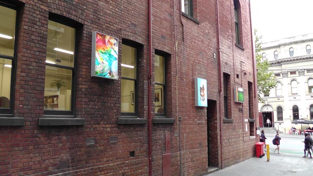 Int-Erupt 2013 in RMIT Lightscapes Projects White Night 2014