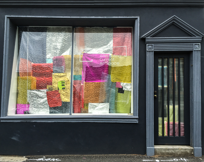 Alternating Current Gallery Window experimental installation