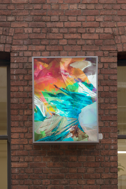 Int-Erupt 2013 in RMIT Lightscapes Projects White Night 2014 Photo by Andrew Barcham