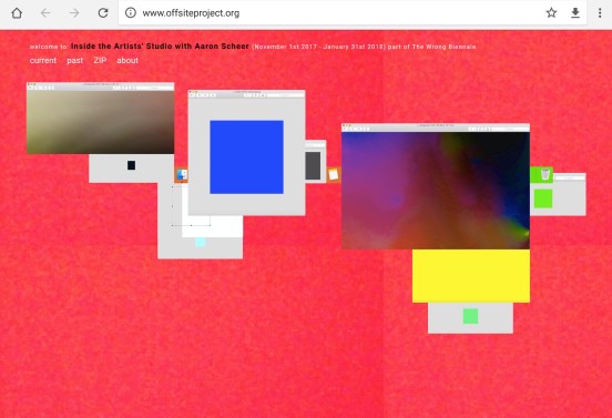 Linda Loh Screenshot 3rd Curation for Aaron Scheer Off Site Project