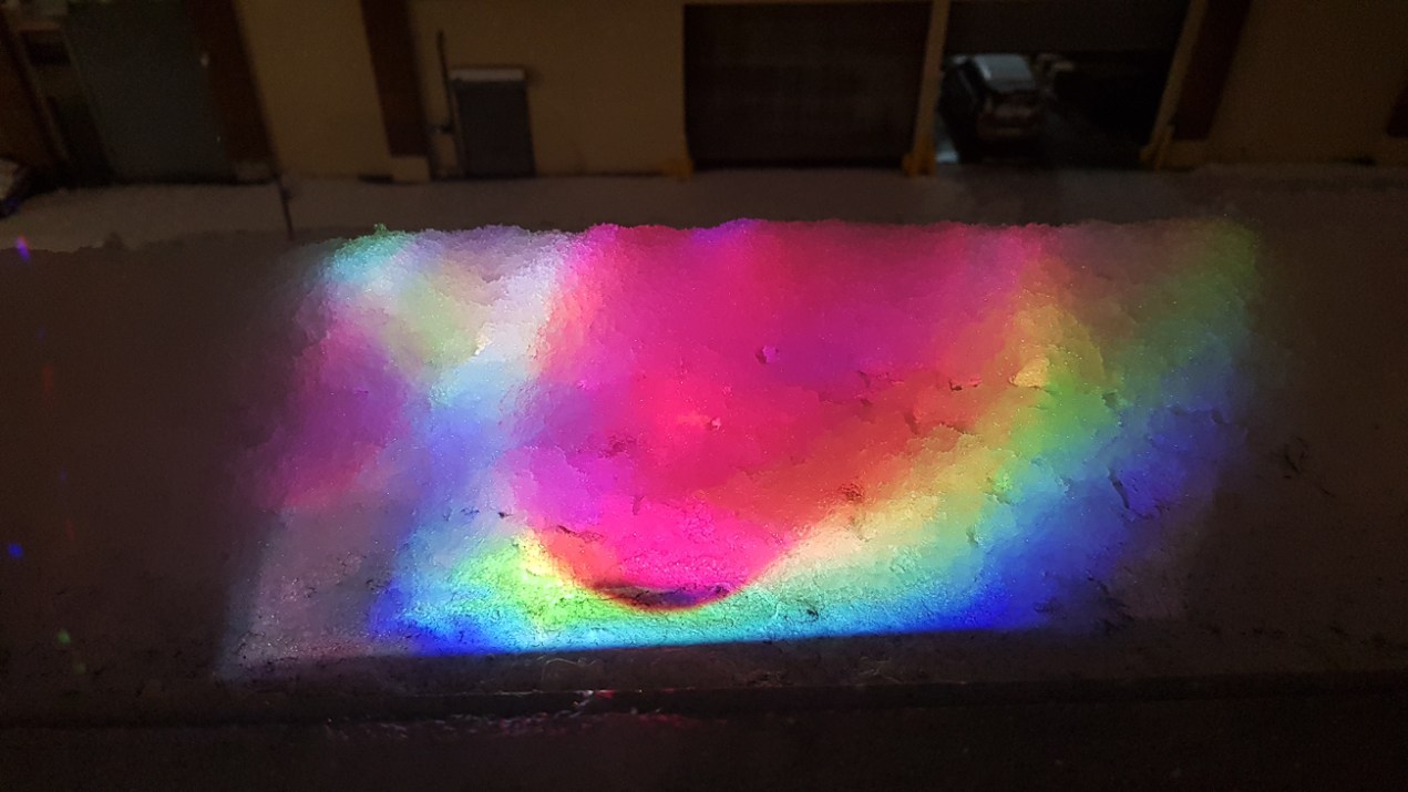 Linda Loh NARS NYC 2018 Studio View Projection on Snow