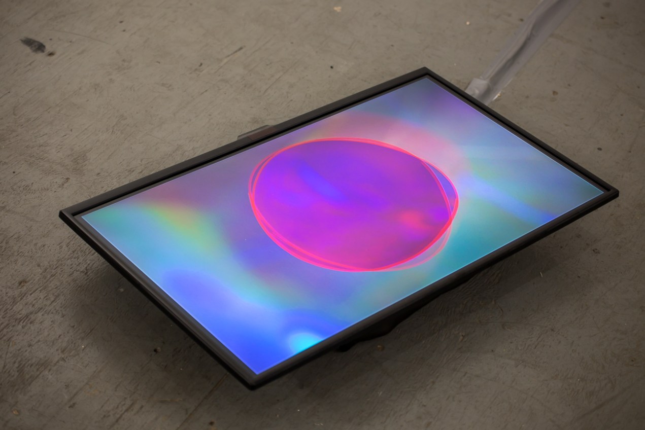 Linda Loh NARS NYC 2018 Residency Exhibition Deep Pink Installation view